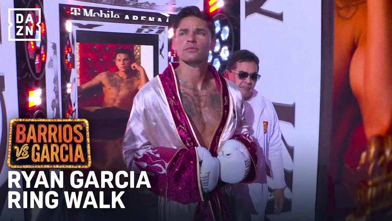 RYAN GARCIA MAKES HIS "EL REY" RING WALK 👑