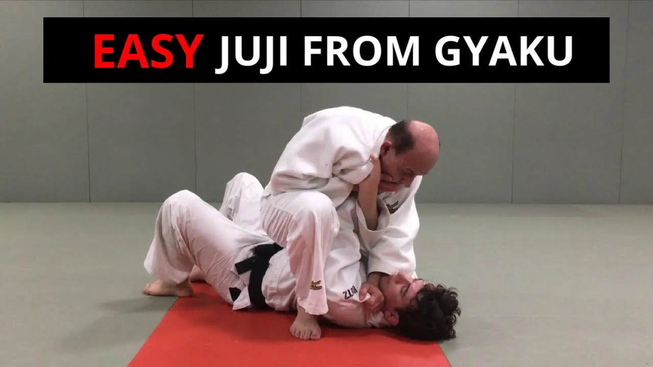 Easy Juji Gatame from Gyaku Juji Jime background