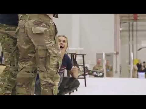 U.S. Marine humiliated by Paige Vanzant MMA fighter girl. Choked Unconscious by Rear Neck