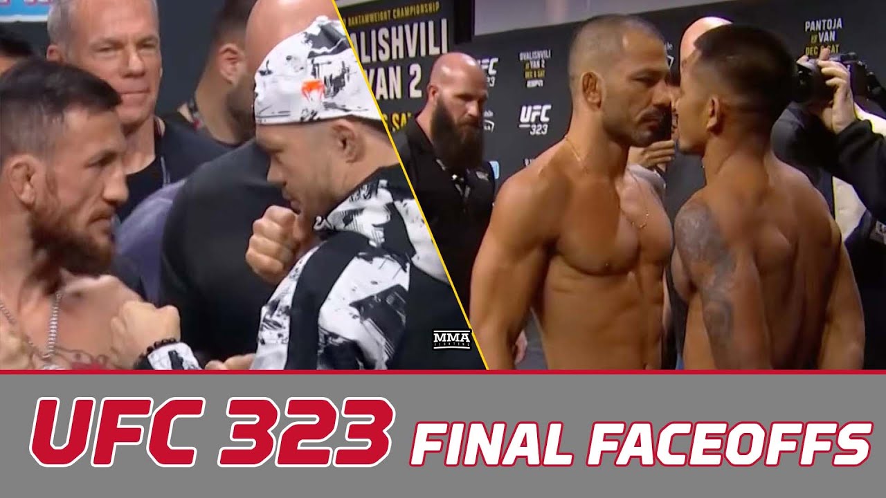 UFC 323: Merab vs. Yan 2 FINAL Faceoffs | MMA Fighting