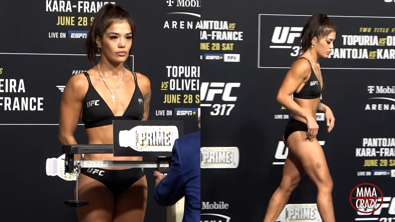 Tracy Cortez weighs in for UFC 317 background