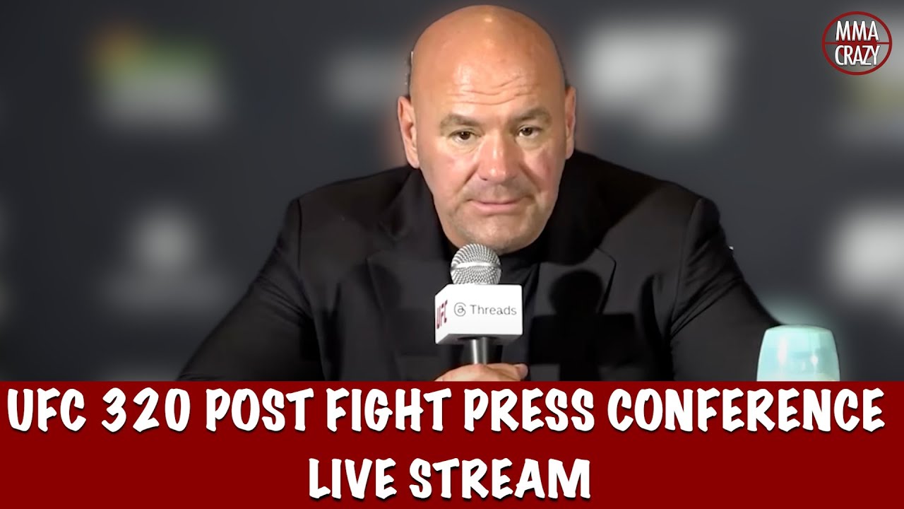 UFC 320: Ankalaev vs. Pereira 2 Post Fight Press Conference Live Stream