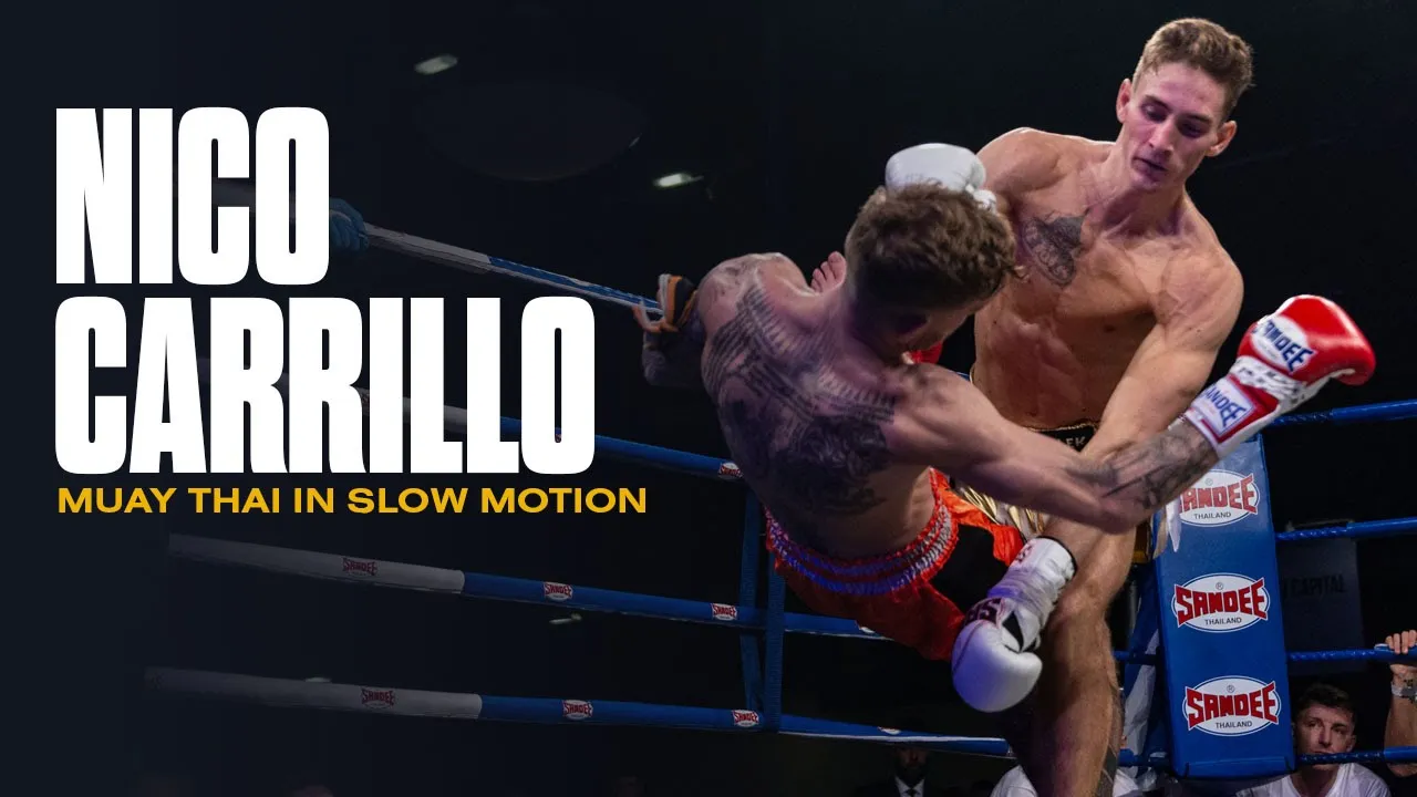 NICO CARRILLO MUAY MOTION ๐คฉ Muay Thai In Slow Motion background