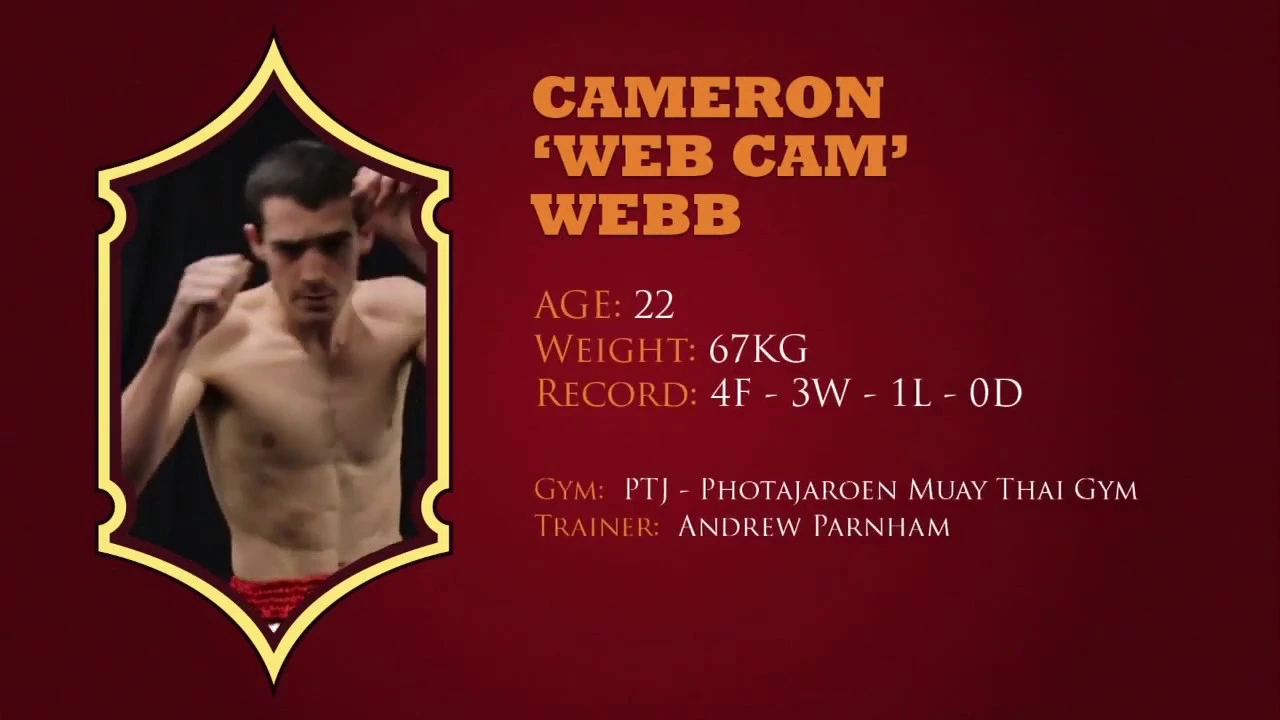 FULL FIGHT/ Road to Rebellion 2: Cameron Webb vs Stuart Grant background