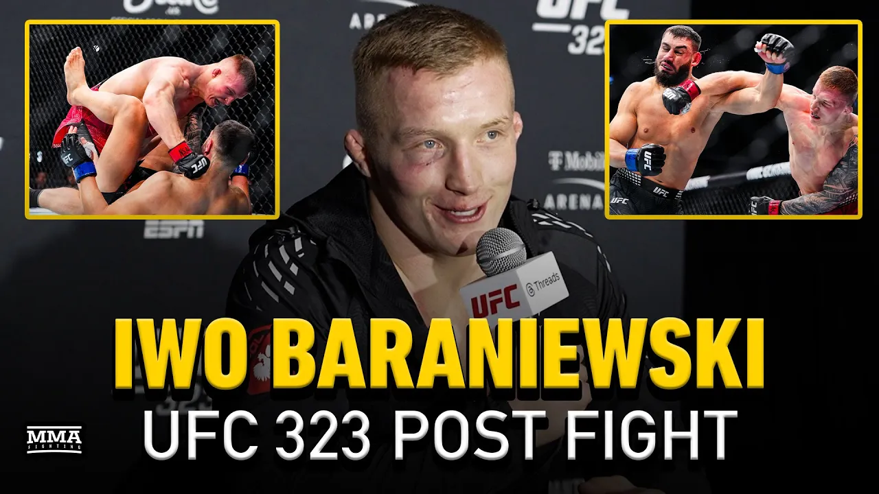 Iwo Baraniewski Reacts To 'Fight Of The Year' Knockout Over Ibo Aslan At UFC 323 | MMA Fighting