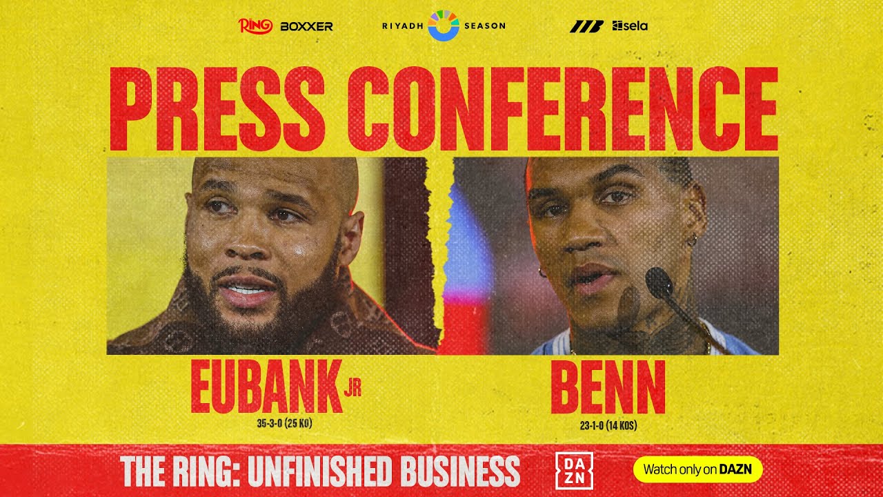 Chris Eubank Jr vs Conor Benn 2: *LIVE* Press Conference | Matchroom Boxing