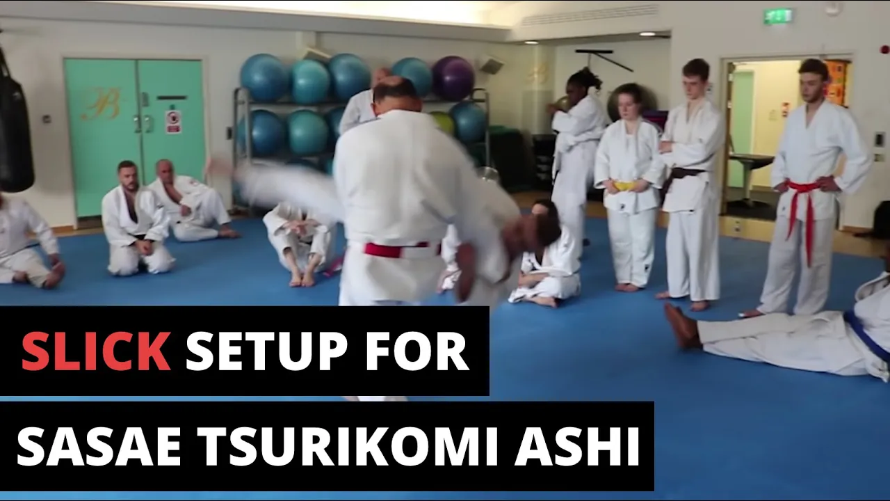 Setup for Sasae Tsuri Komi Ashi