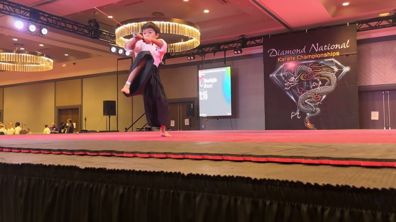 Thomas Maglitto 9 & Under Boys Traditional Weapons - Diamond Nationals 2025