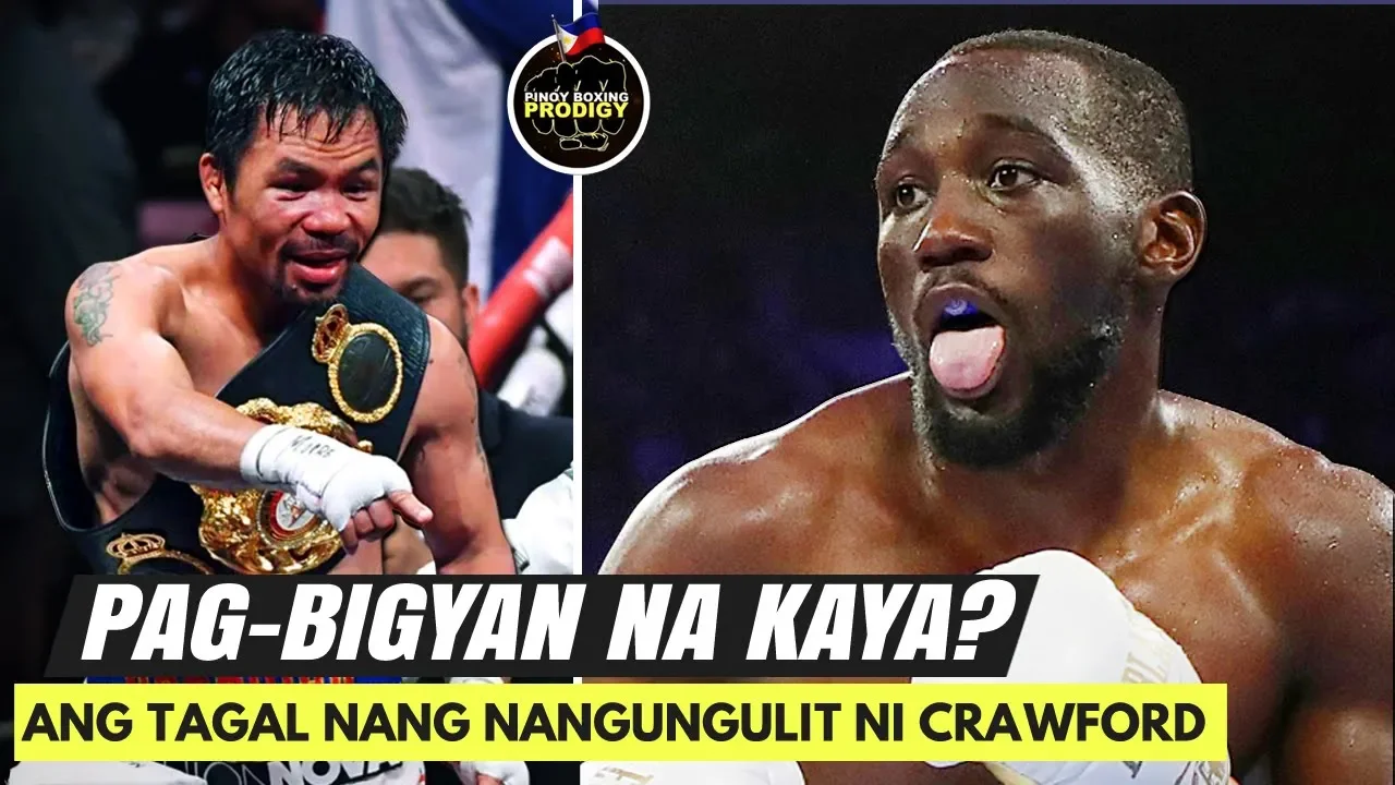 Si Pacman nalang daw ang natitirang ALAMAT | Kaya siya gustong LABANAN ni Crawford background