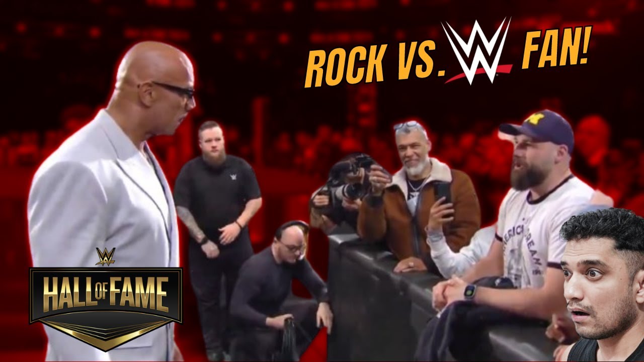The Rock vs  WWE fan! What happened?