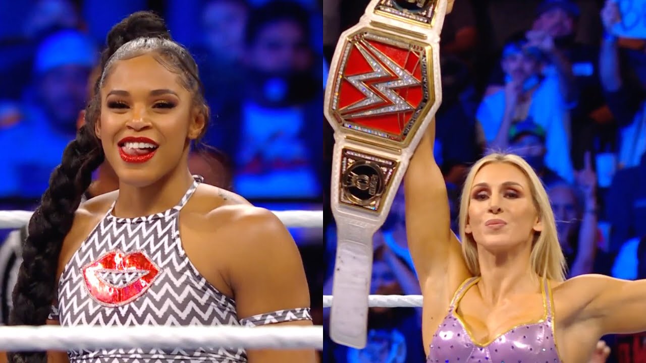 Bianca Belair vs. Charlotte Flair 1/3 : RAW Women’s Championship Full Match - Raw Oct 19 2021 background