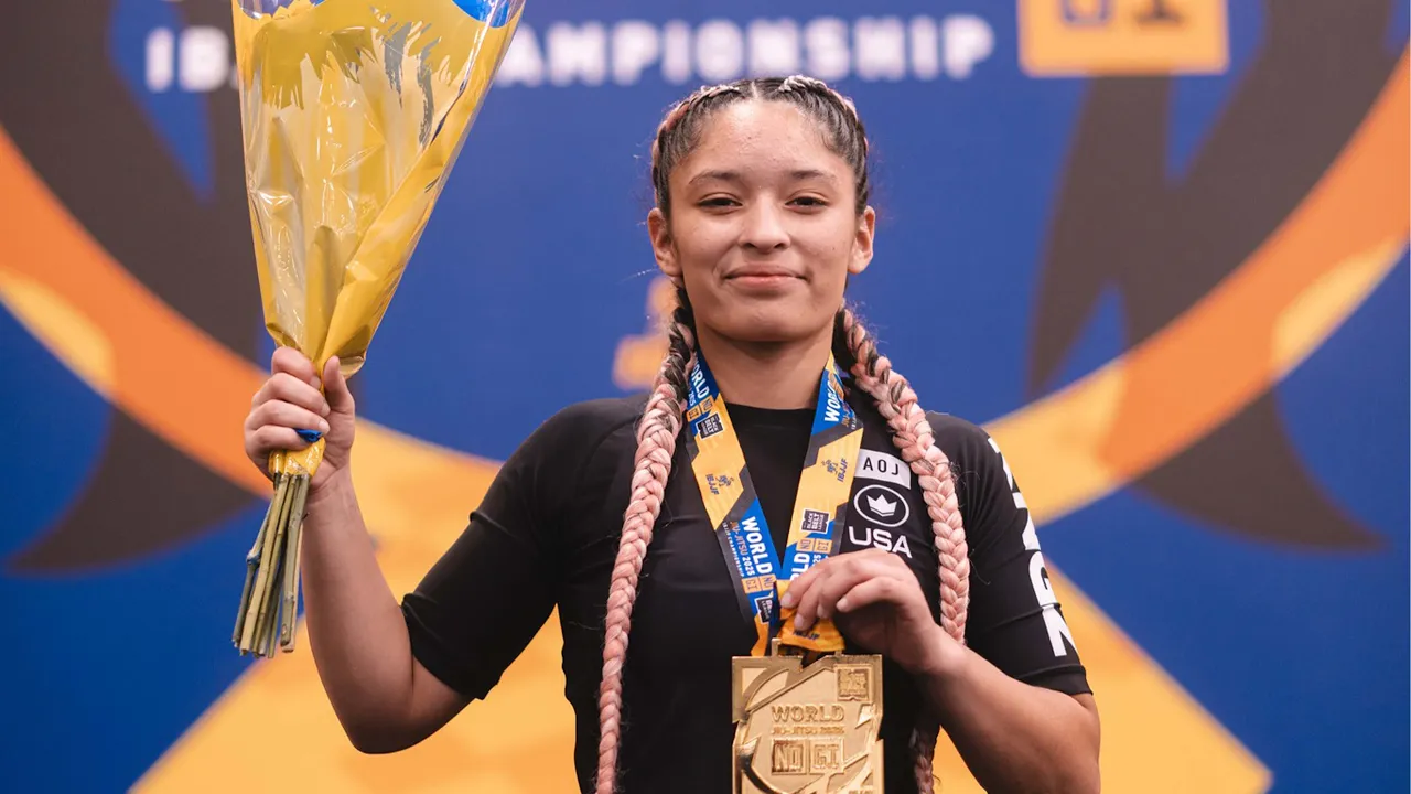 Ashlee Funegra Post World No-Gi Title Interview