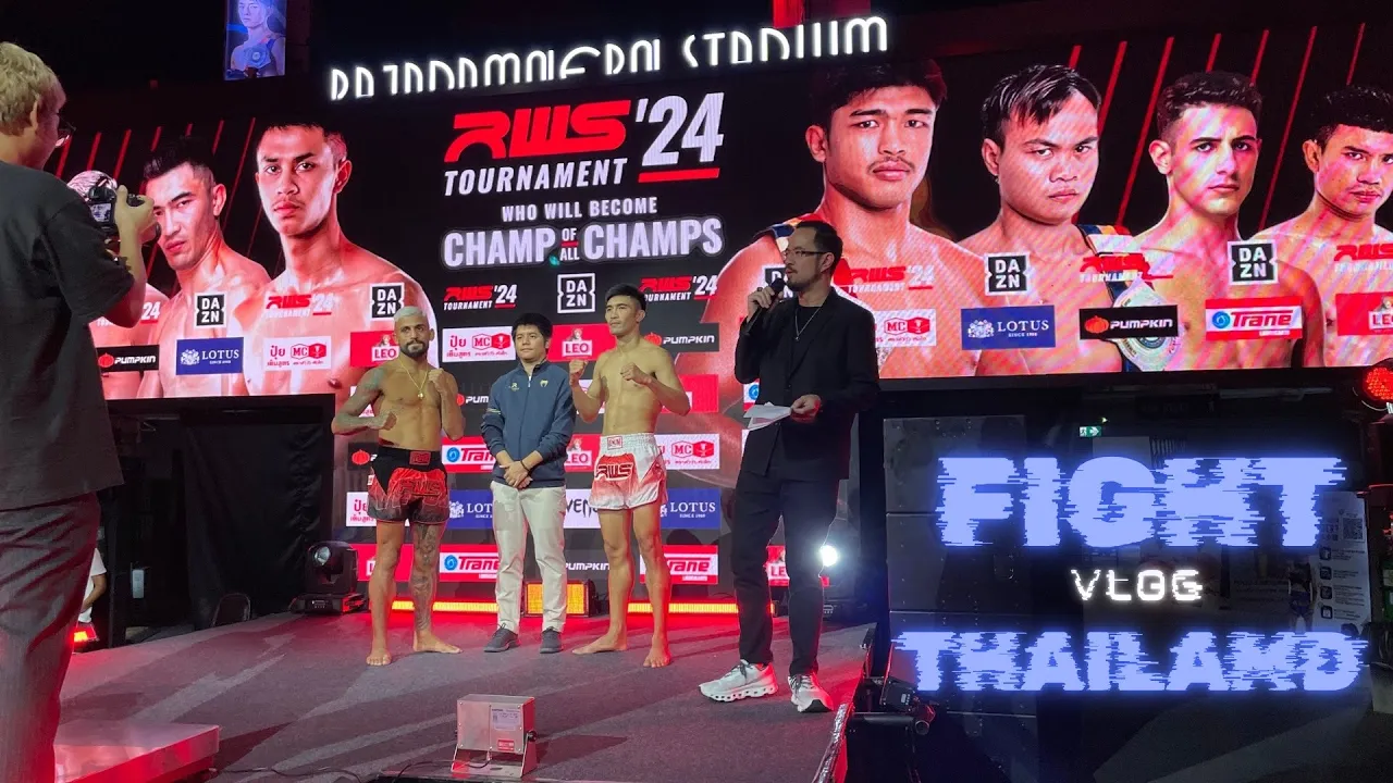 🚨 RWS Tournament | Weigh-ins & Face to Face | Fight Vlog #muaythai