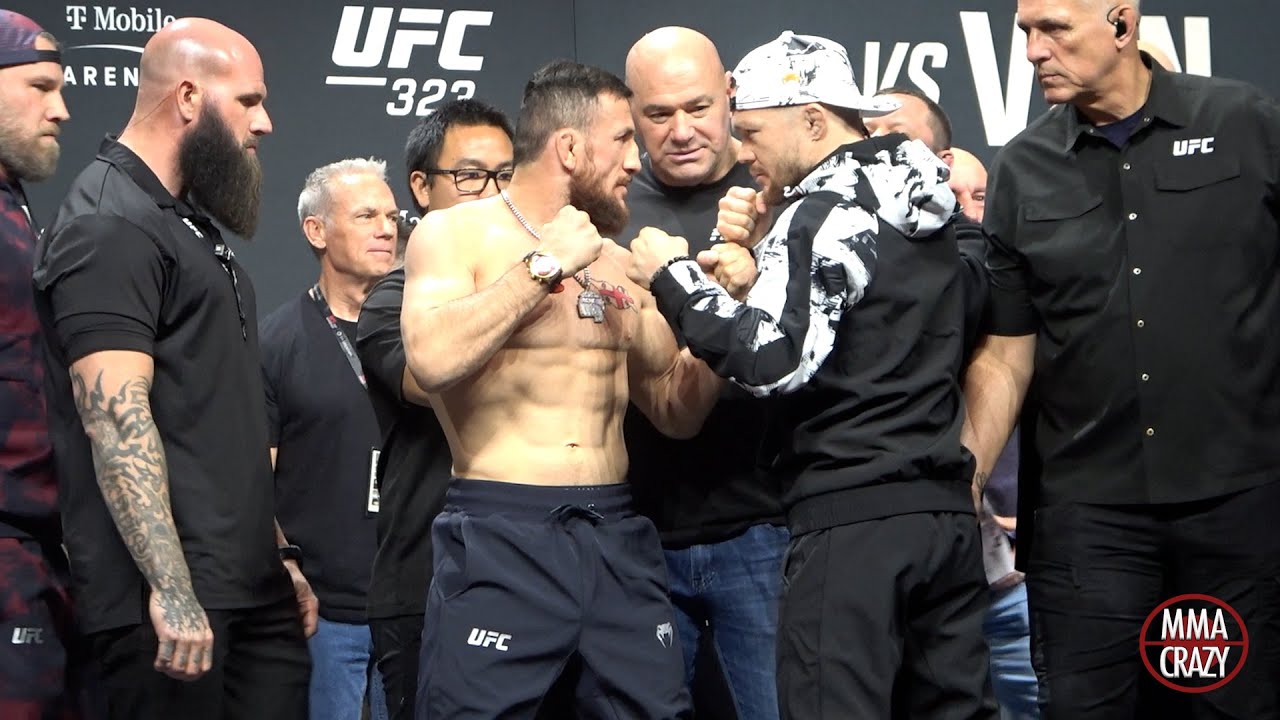 UFC 323: Merab Dvalishvili vs. Petr Yan 2 Weigh-in Face Off