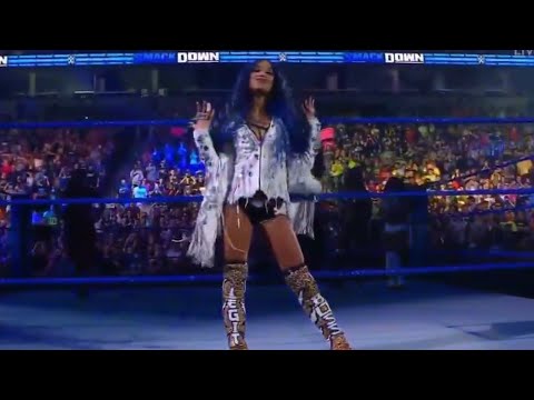Sasha Banks Return Entrance. background