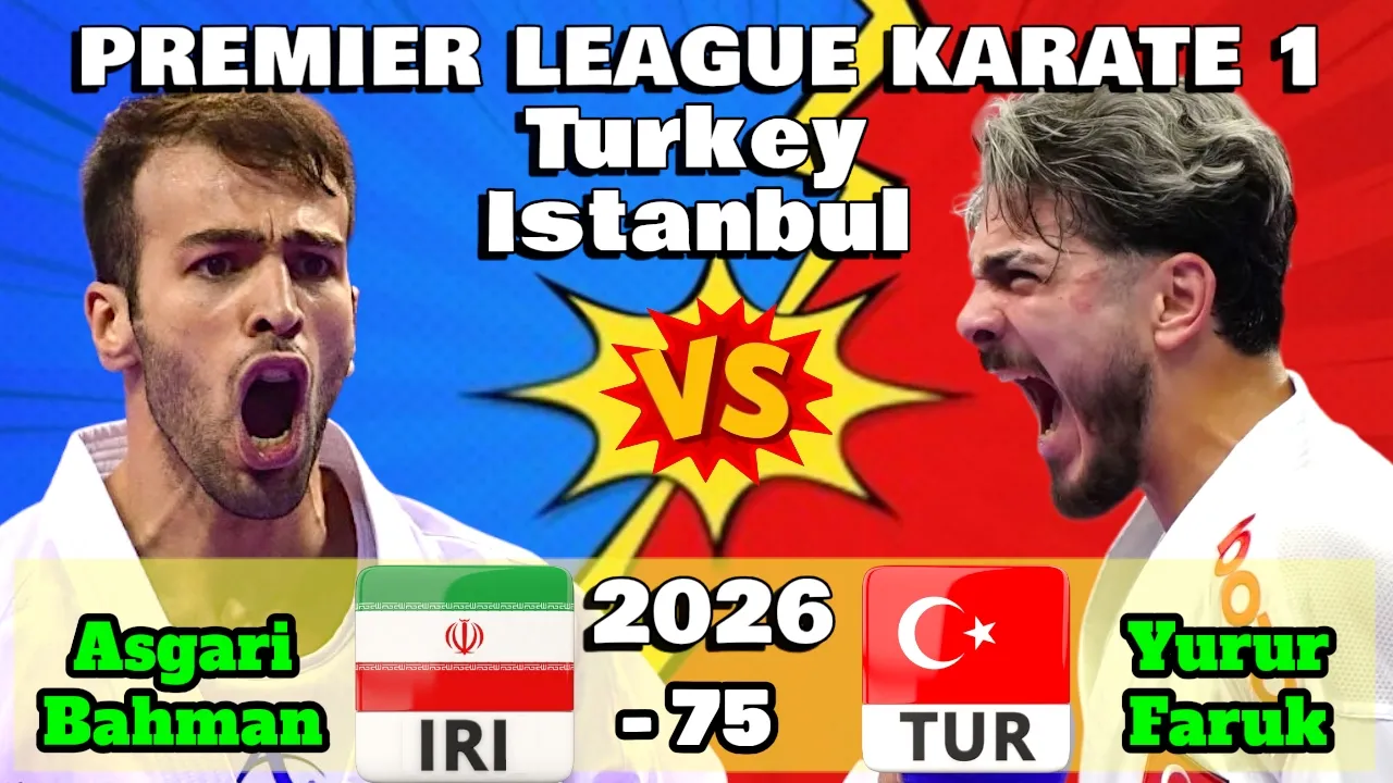 ASGARI Bahman IRA 🇮🇷 vs YURUR Omer Faruk TUR 🇹🇷 | 2026 Premier League Turkey | Seniors  -75 kg