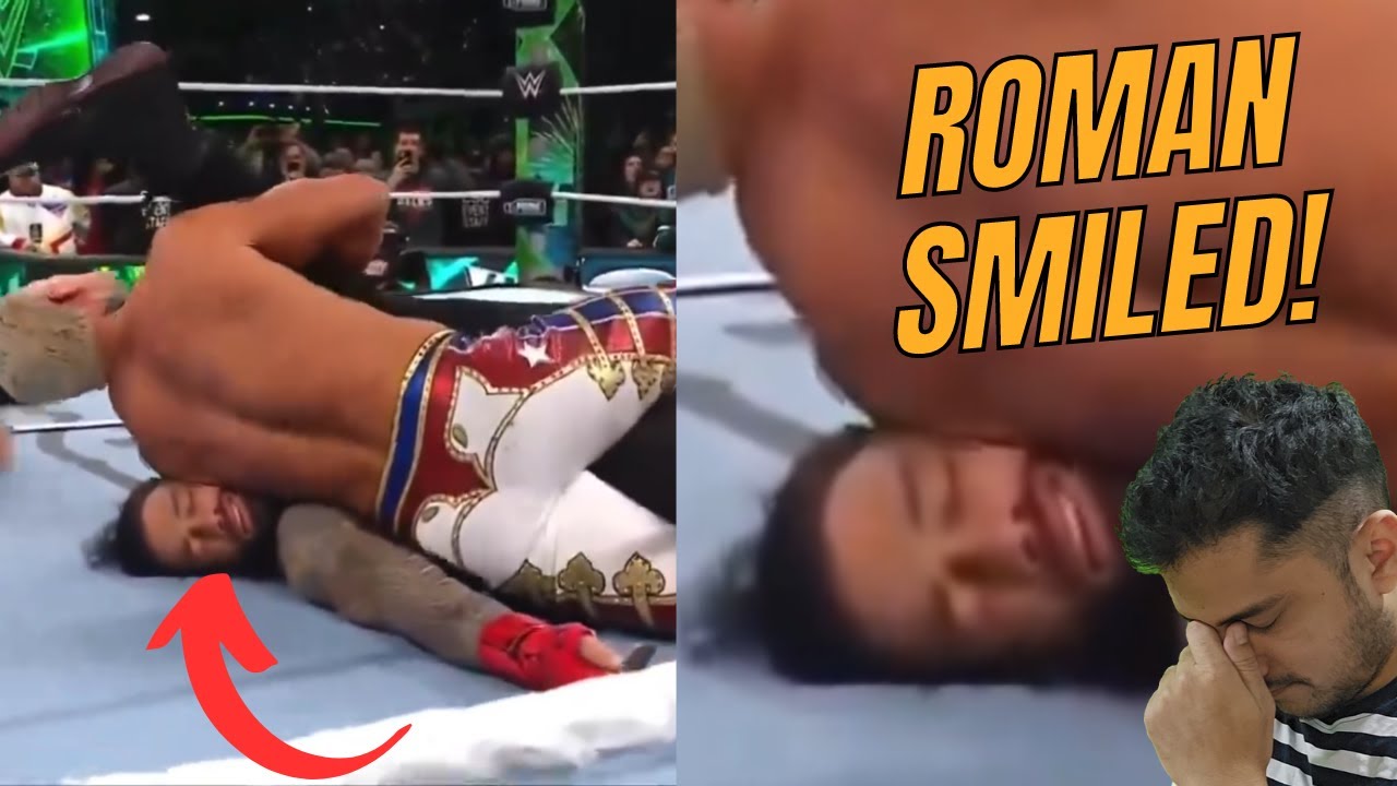 Roman Reigns SMILED when he lost😭