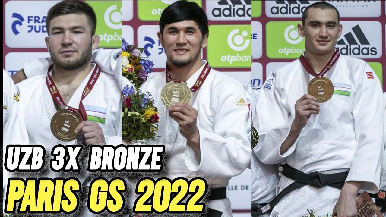 Judo Paris GS 2022 - BOLTABOEV, BOBONOV and TUROBOYEV background