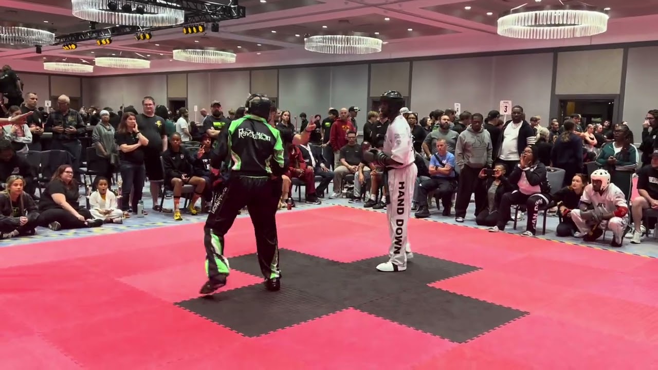 Team ATL vs Team Revolution Men's Team Sparring - Diamond Nationals 2025 background