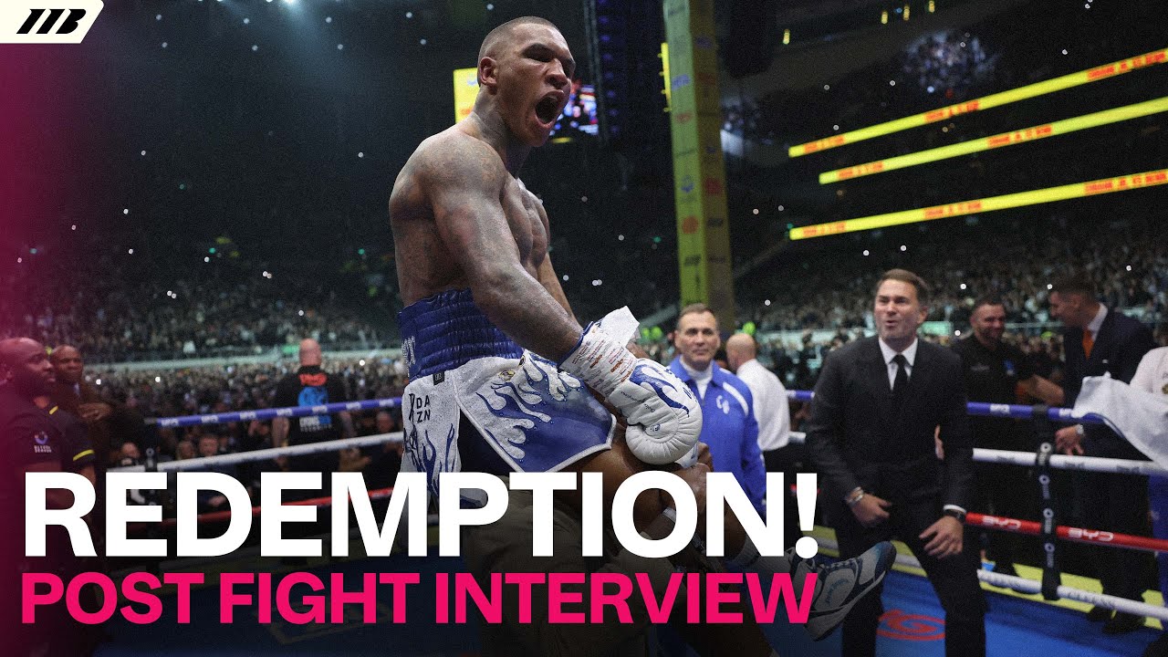 REDEMPTION! Conor Benn reacts to revenge over Chris Eubank Jr | Matchroom Boxing