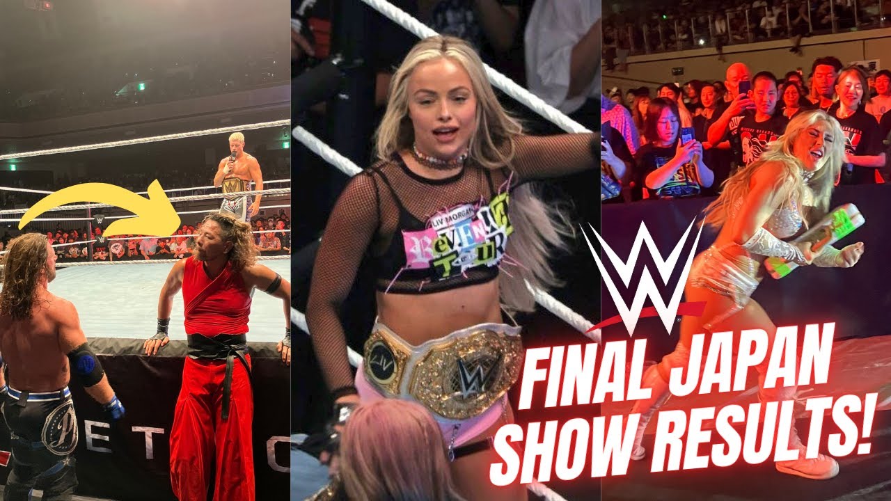 WWE Tokyo, Japan 7/27/24 FINAL SHOW Results background