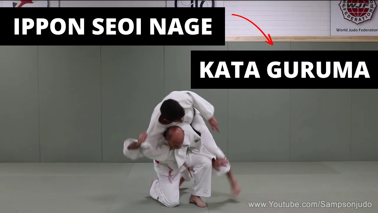 How to do Ippon Seoi Nage into Kata Guruma background