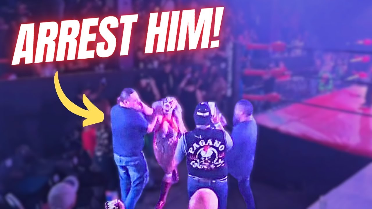 WTF? Fan touches female wrestler inappropriately😡