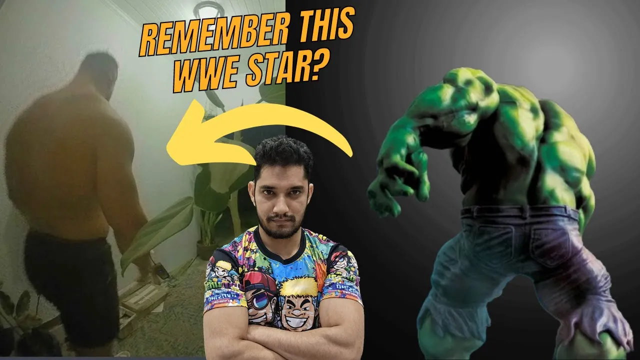 This RELEASED WWE star now looks like THE HULK🫢 background