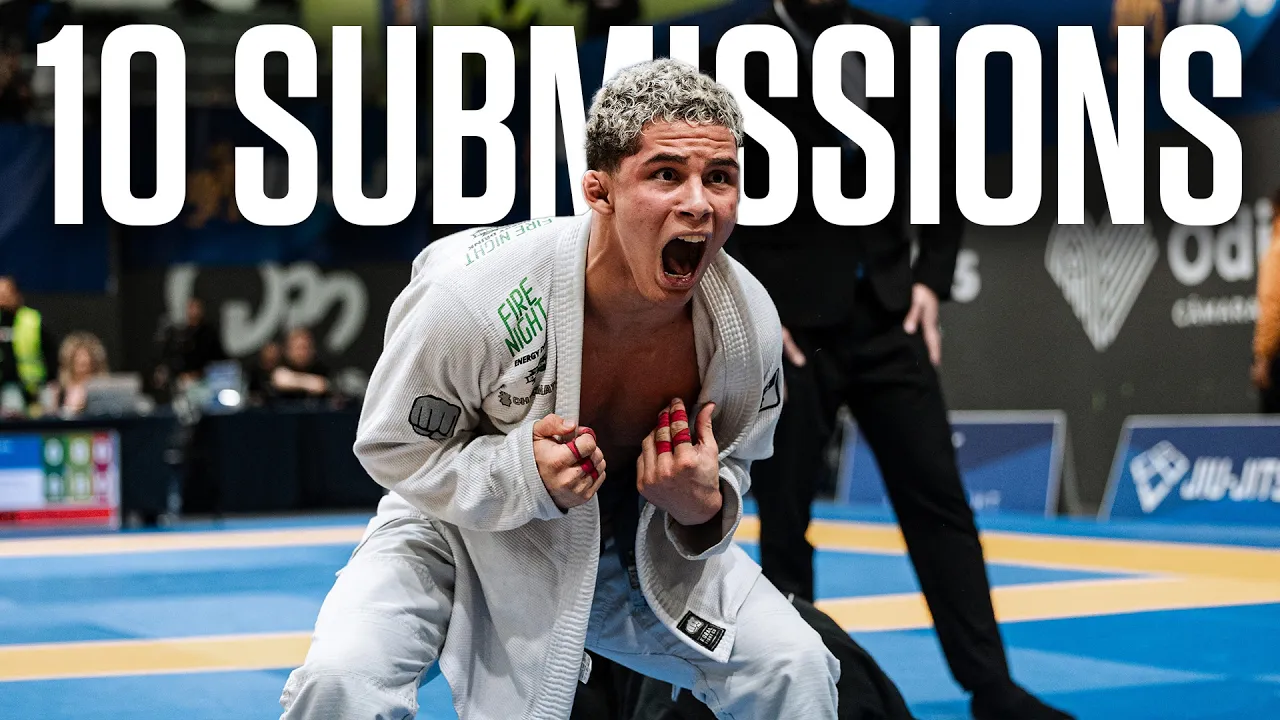 10 Submissions From The Blue Belts At IBJJF Euros