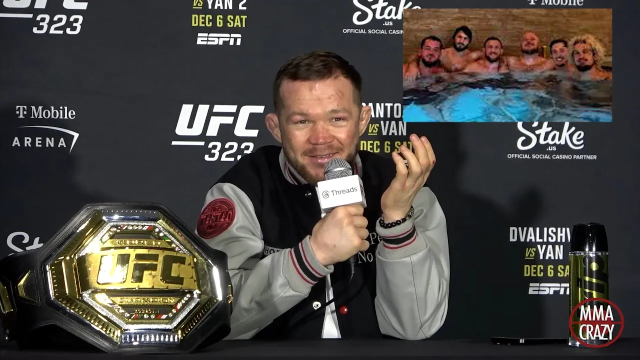 Petr Yan throws shade at Merab Dvalishvilli with Jacuzzi joke after UFC 323