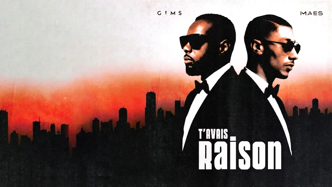 GIMS (ft. @Maesofficiel) - T'AVAIS RAISON (Official Lyrics Video) poster backdrop