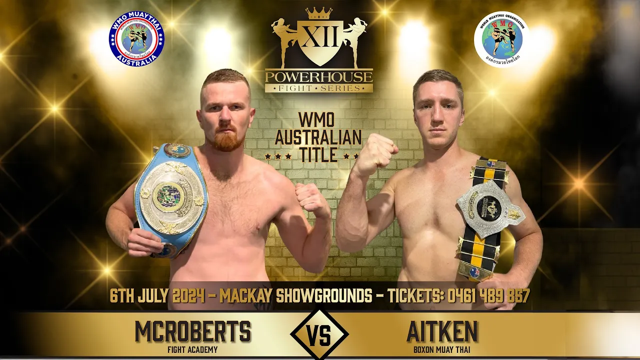 Thomas McRoberts Vs Jake Aitken - Powerhouse Fight Series XII background