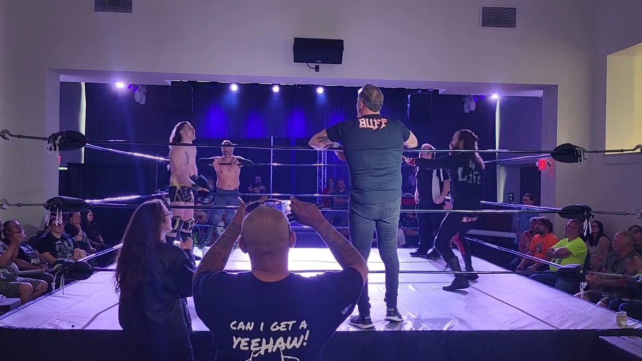 Josh Morris (with QZR) & Jeremy Hadley vs Jared Kripke (with SkyeConic) & Buff Bagwell- BMFX 5/19/24