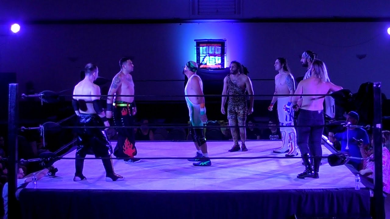 6-Way Scramble Match (Loud East Wrestling)