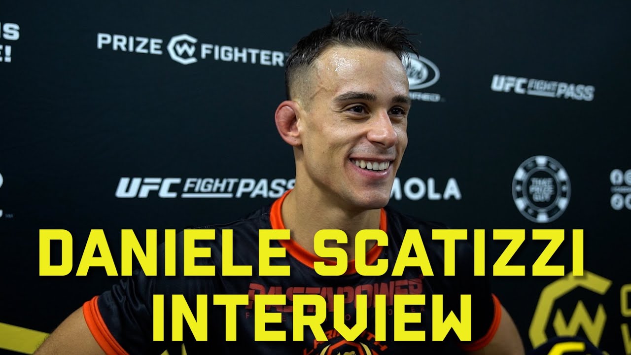 Daniele Scatizzi Post-Fight Interview | CW 195 Rome background