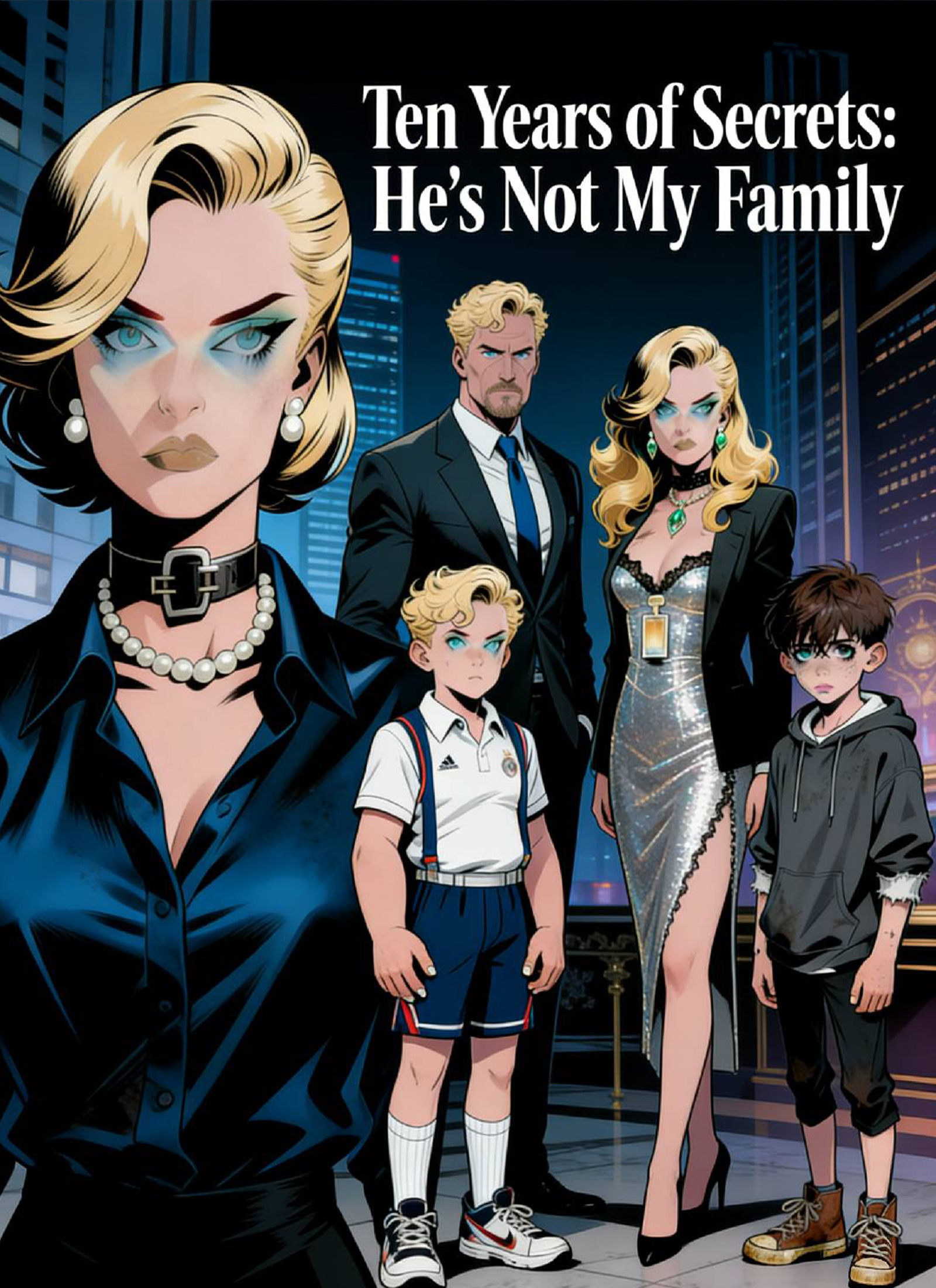 Ten Years of Secrets He's Not My Family poster