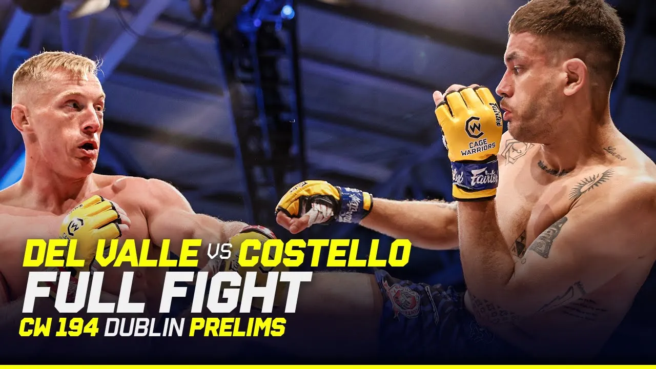 Spanish Army in Dublin 🇪🇸 | Manuel Del Valle vs. Stephen Costello | CW 194 Dublin FULL FIGHT background