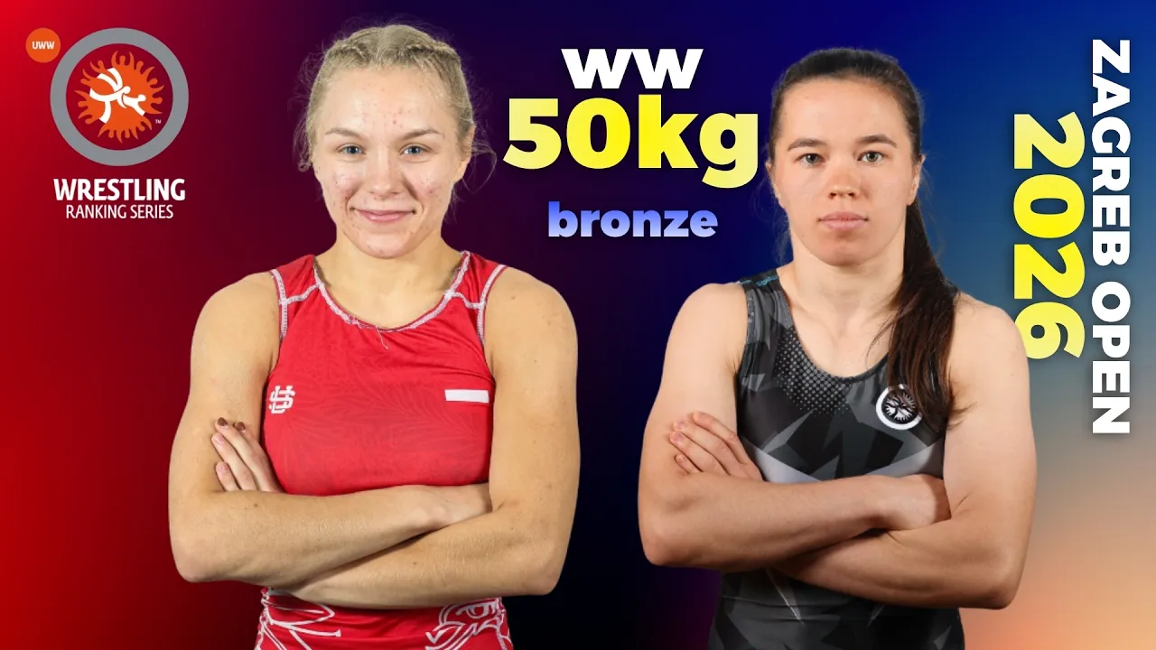 Natalia Edyta WALCZAK (POL) vs Elizaveta SMIRNOVA (UWW). Zagreb Open 2026 | Bronze Medal | WW 50 Kg