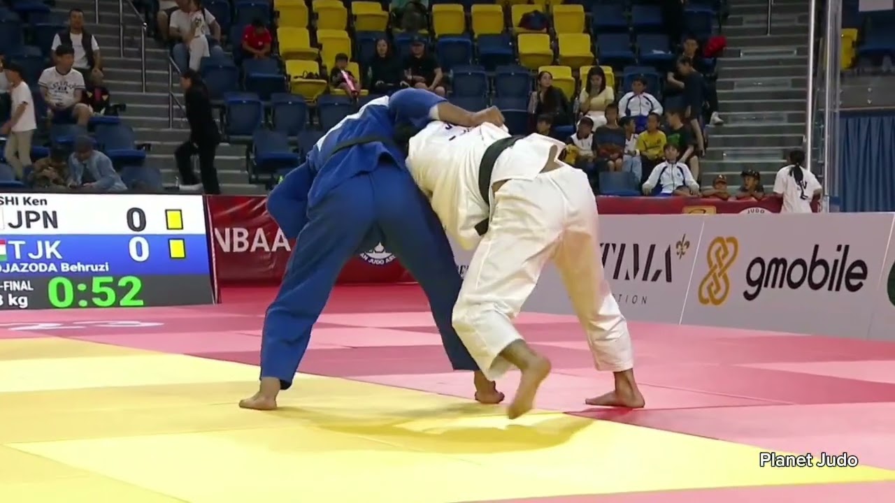 Ken OYOSHI 🇯🇵 🆚️ Behruzi KHOJAZODA 🇹🇯 | полуфинал /-73кг | Большой Шлем Улан-Батор 2023 