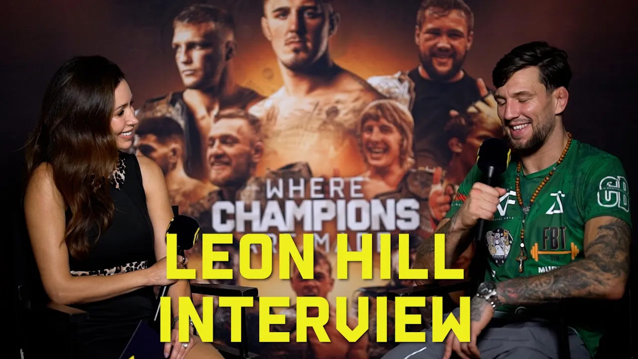 Leon Hill Post-Fight Interview | CW 194 Dublin background
