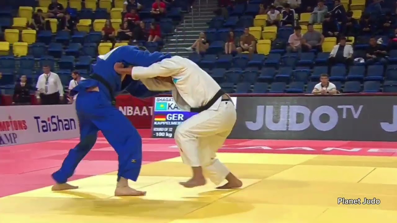 Bekzat SHAGATAYEV 🇰🇿 🆚️ Kilian KAPPELMEIER 🇩🇪 | 1 раунд/-100кг | Большой Шлем Улан-Батор 2023 