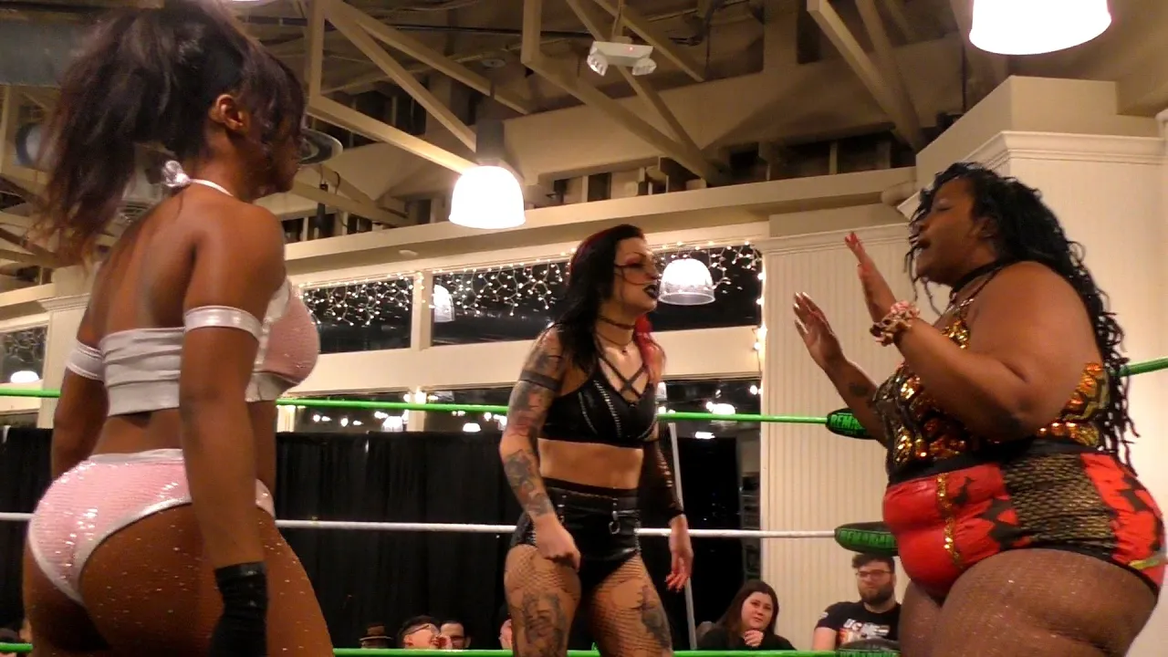 Tiara James vs Amity Lavey vs Karen BamBam (Triple Threat Match)