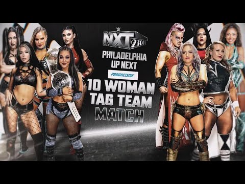 10 Woman Tag Team Match 1/2 background