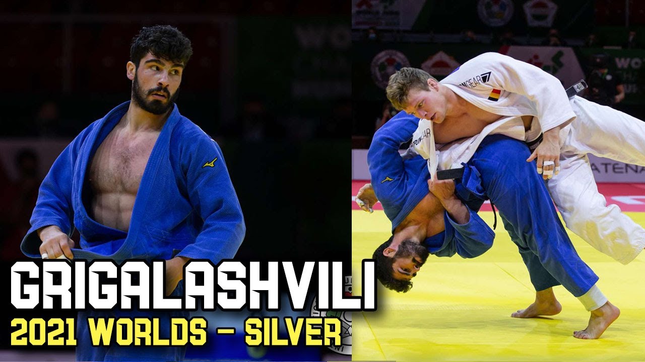 ტატო გრიგალაშვილი - Judo World Championship 2021 Hungary - SILVER MEDAL Tato Grigalashvili backdrop