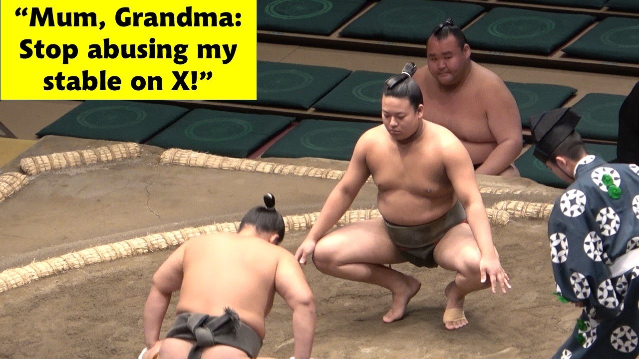 Sumo wrestler disowns parents amid stable social media row background