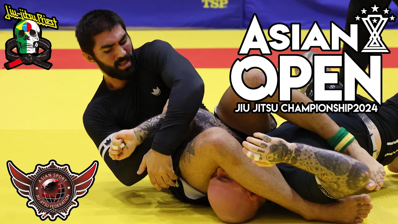 【FULL FIGHT】シャビエル・シウバ vs カル・ローソン / ASJJF ASIAN OPEN 2024 【ブラジリアン柔術】Xavier Silva vs Cal Rawson background