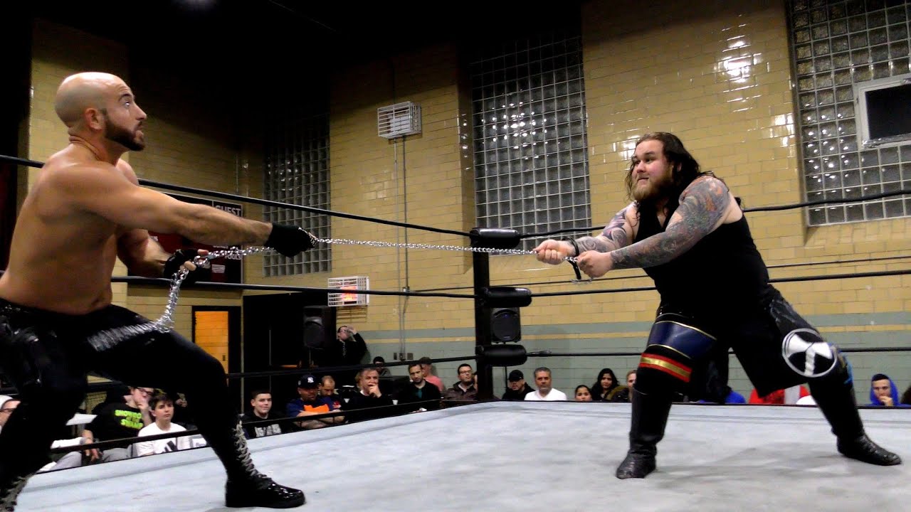 Talon vs. Stockade - Chain Match - Five Borough Wrestling backdrop