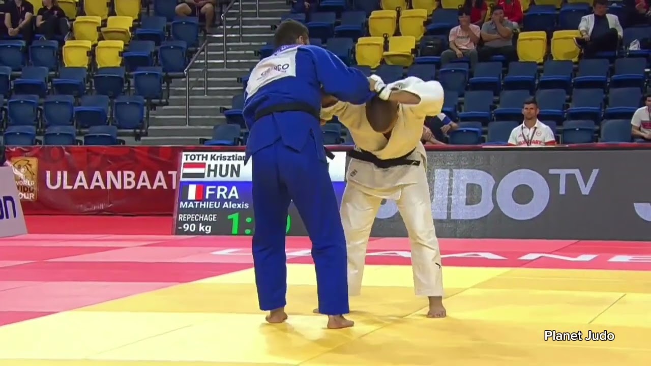 Krisztian TOTH 🇭🇺 🆚️ Alexis MATHIEU  🇫🇷 | утешительная схватка /-90кг | Большой Шлем Улан-Батор 2023