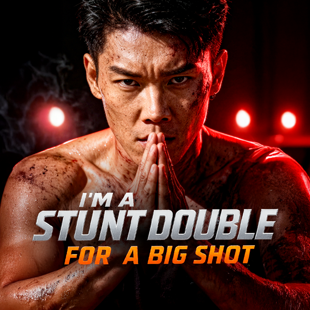 I am a stunt double for a big shot poster