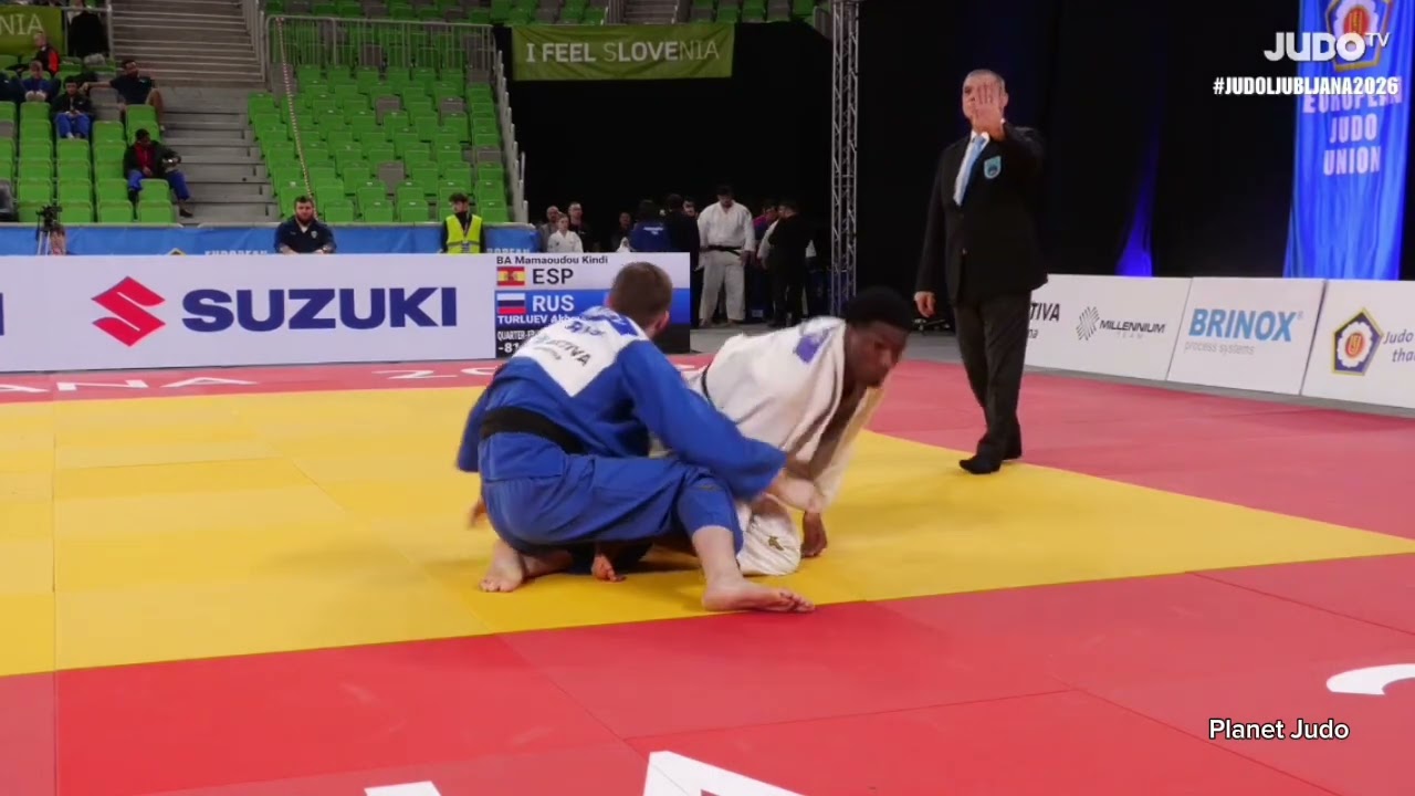 Mamaoudou Kindi BA 🇪🇦 🆚️ Ахмед ТУРЛУЕВ 🇷🇺 | четвертьфинал /-81кг | Кубок Европы 2026 в Любляне 🇸🇮